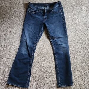 Silver Jeans Dark Blue Boot Cut Women's Jeans